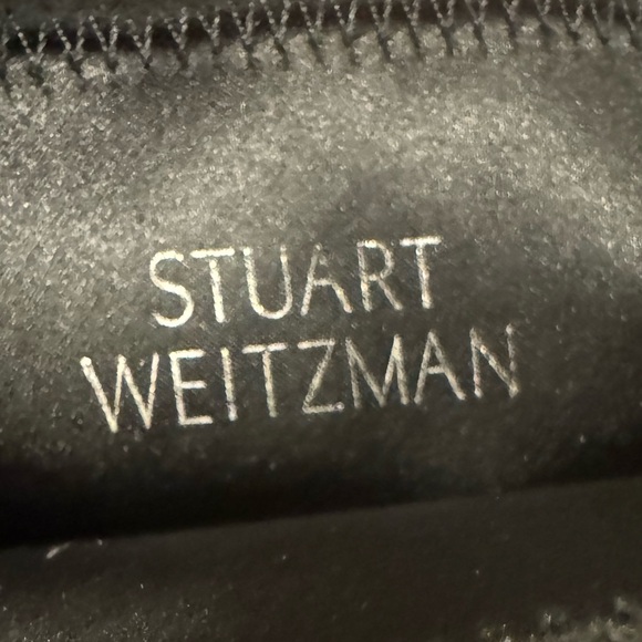 Stuart Weitzman Lowland Black Suede Boots Sz 36.5 - Picture 6 of 6